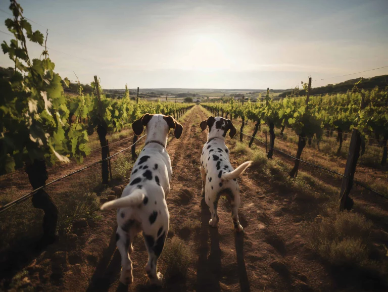 Image from The grape side of Mendocino on DogTrekker