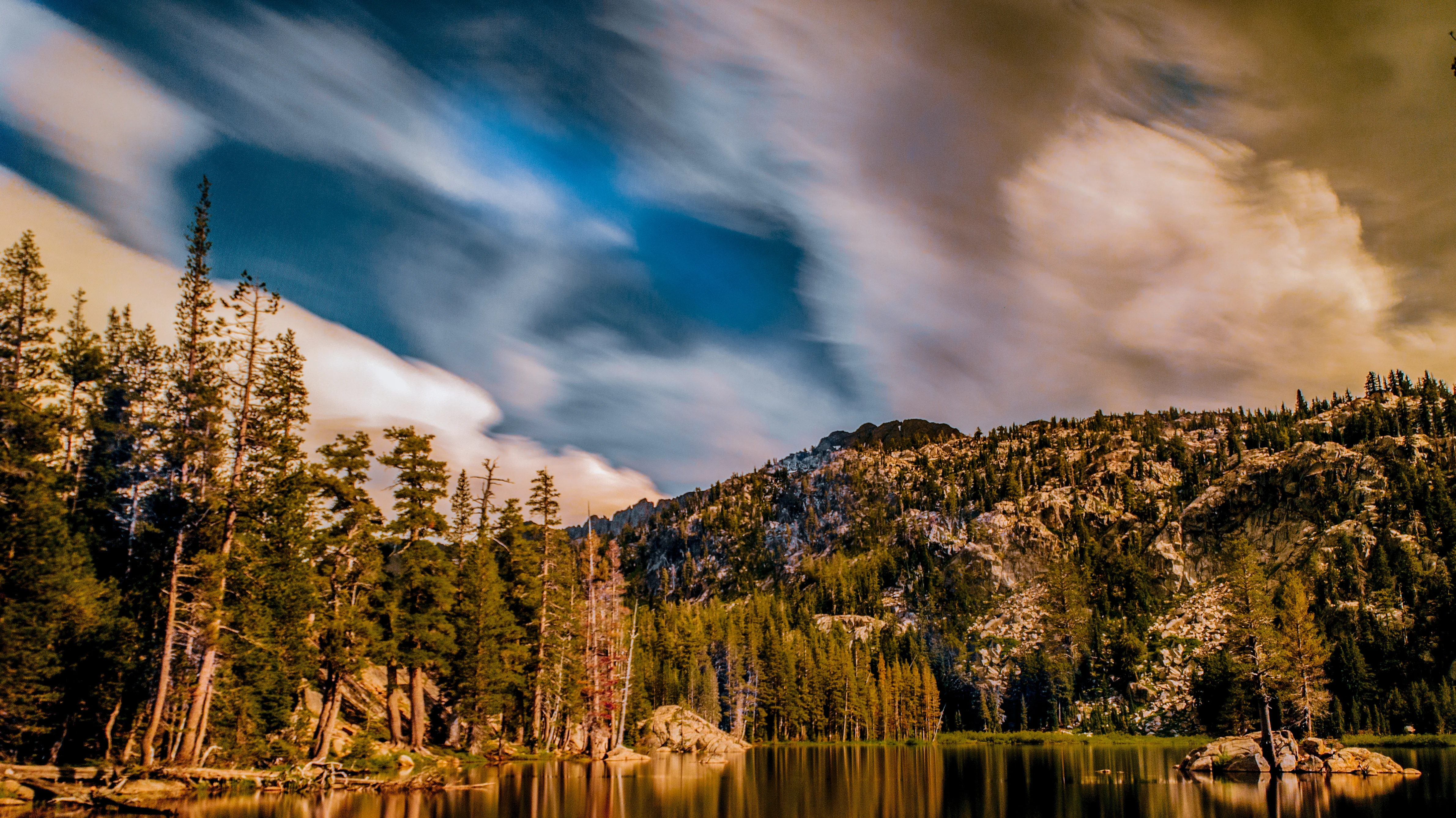 Woods Lake In Carson pass