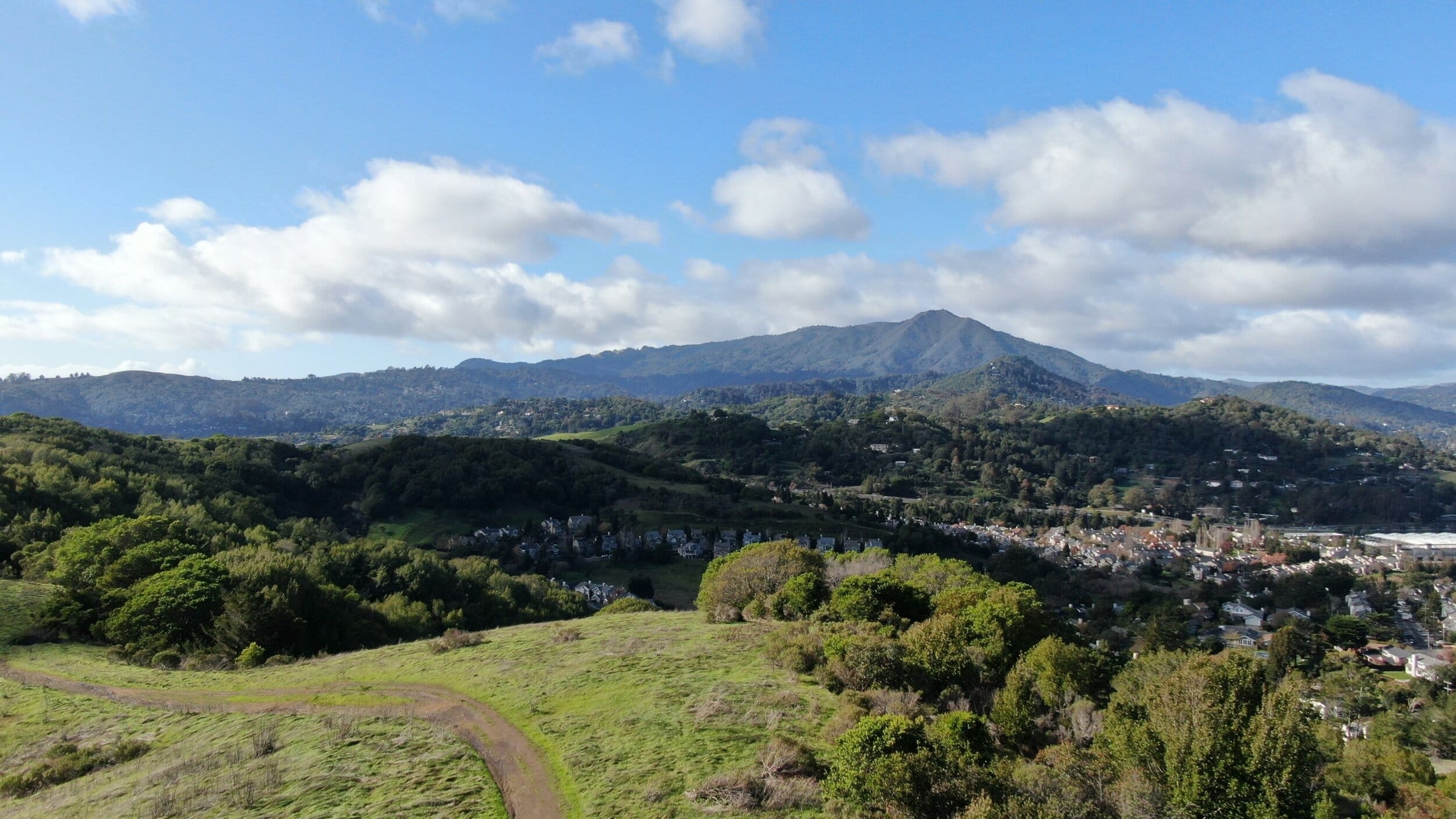 View of Mount Tam in Marin County