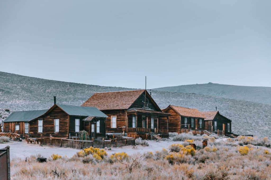 abandoned building in Bodie