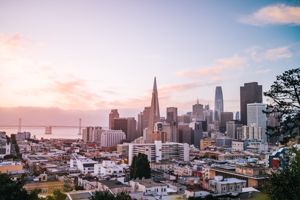 San Francisco cityscape.