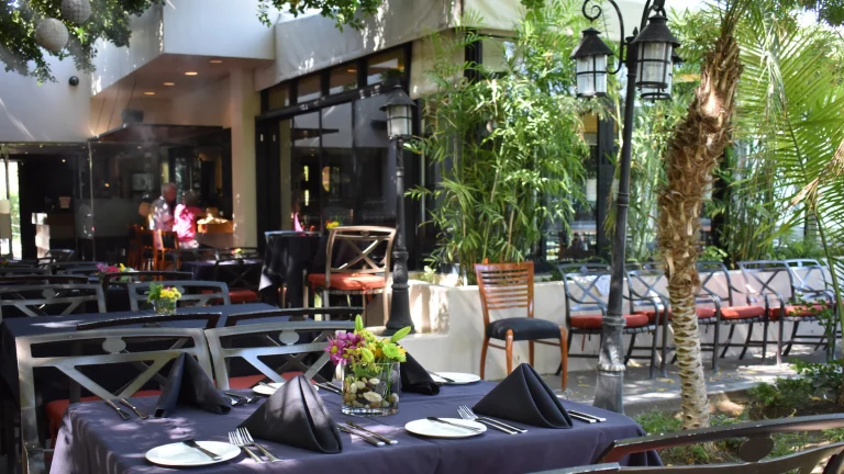 Spencer's Restaurant, a dog-friendly restaurant in Palm Springs, California