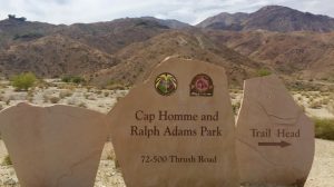 Cap Homme and Ralph Adams Park stone signs