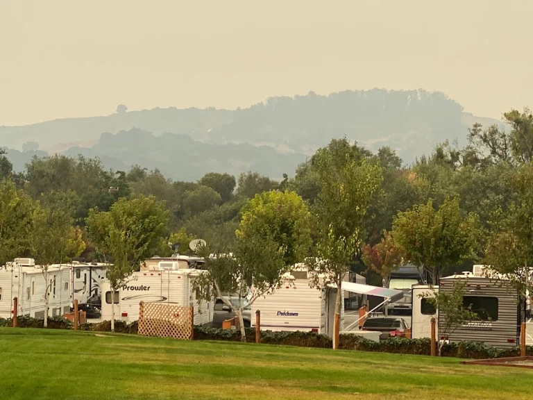 Betabel RV Park, a dog-friendly campground in San Juan Bautista, California