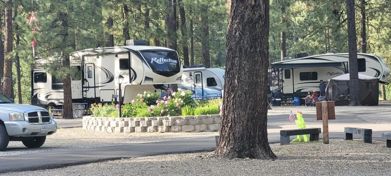 Clio's Rivers Edge RV Park, a dog-friendly campground in Clio, California