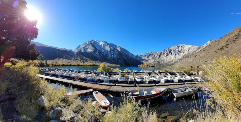 Convict Lake Campground, a dog-friendly campground in Mammoth Lakes, California