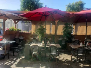 Crepevine, a dog-friendly restaurant in Burlingame, California