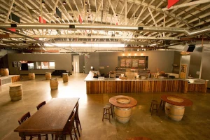 Devil’s Canyon Brewing, a dog-friendly bar in San Carlos, California