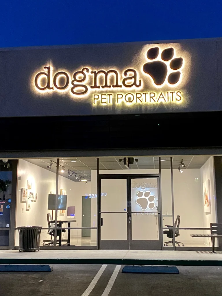 Dogma Pet Portraits, a dog-friendly local service in Costa Mesa, California