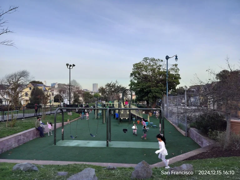Duboce Park Dog Play Area, a dog-friendly park in San Francisco, California