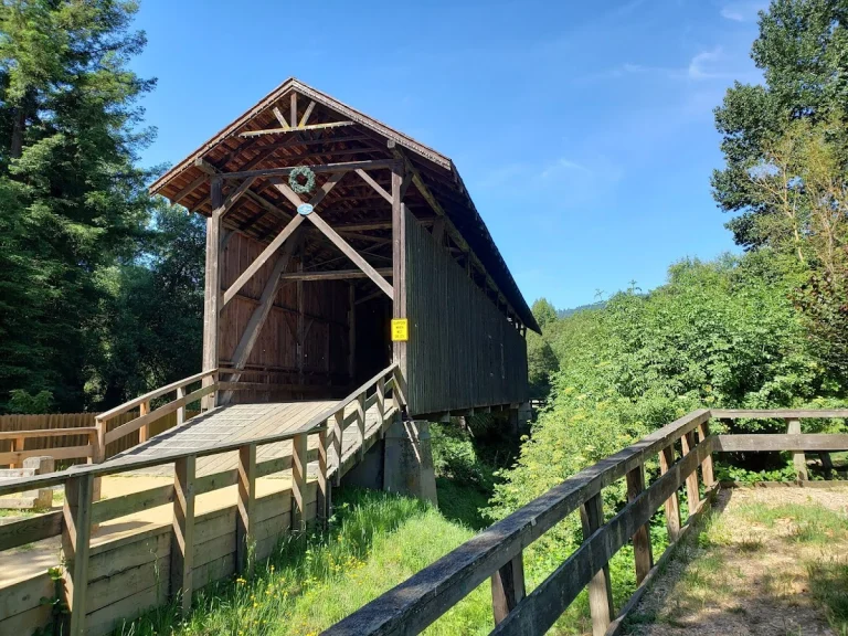 Felton Covered Bridge Park, a dog-friendly park in Felton, California