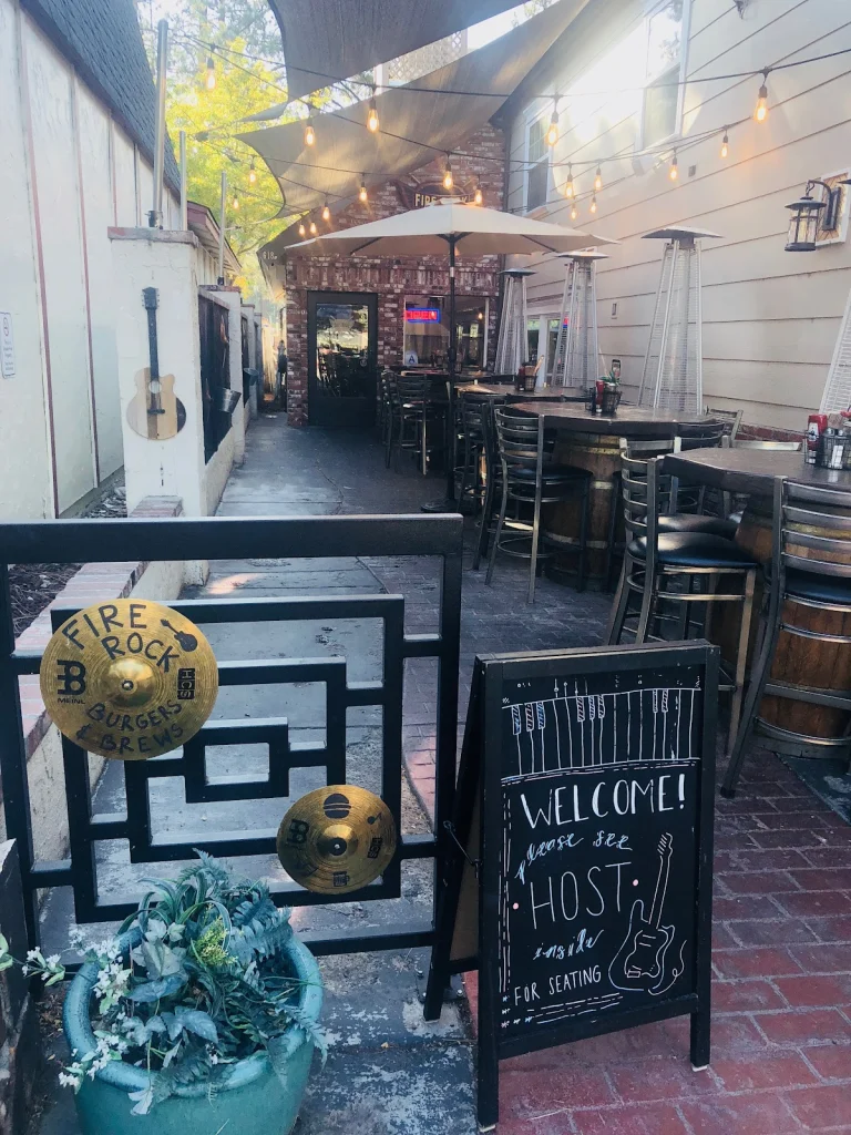 Fire Rock Burgers & Brews, a dog-friendly restaurant in Big Bear Lake, California