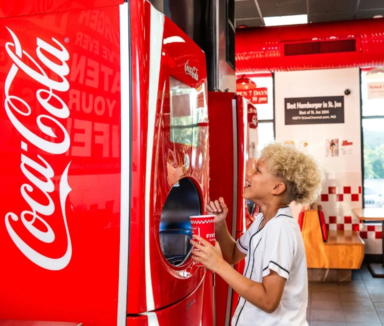 Five Guys, a dog-friendly restaurant in Concord, California