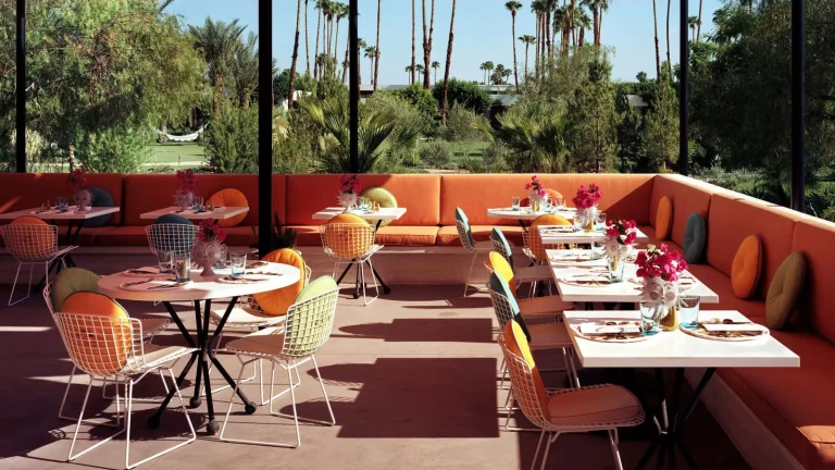 Norma's, a dog-friendly restaurant in Palm Springs, California