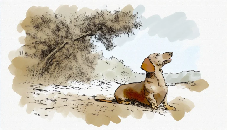 AI generated sketch for Gavilan Kennel Club