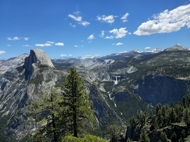 Glacier Point, a dog-friendly hiking trail in Yosemite Valley, California