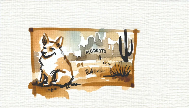 AI generated sketch for Golden Valley Kennel Club