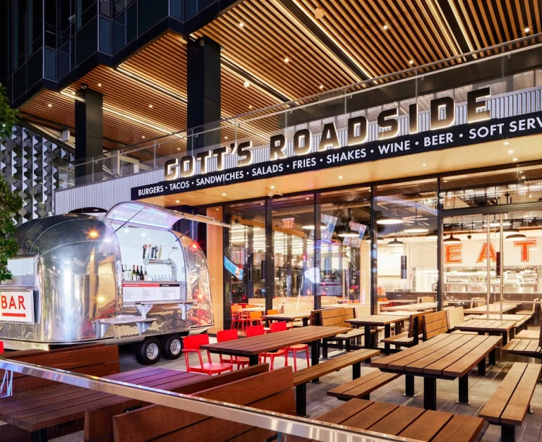 Gott’s Roadside Chase Center, a dog-friendly restaurant in San Francisco, California