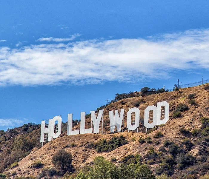 Hollywood Sign via Griffith, a dog-friendly hiking trail in Los Angeles, California
