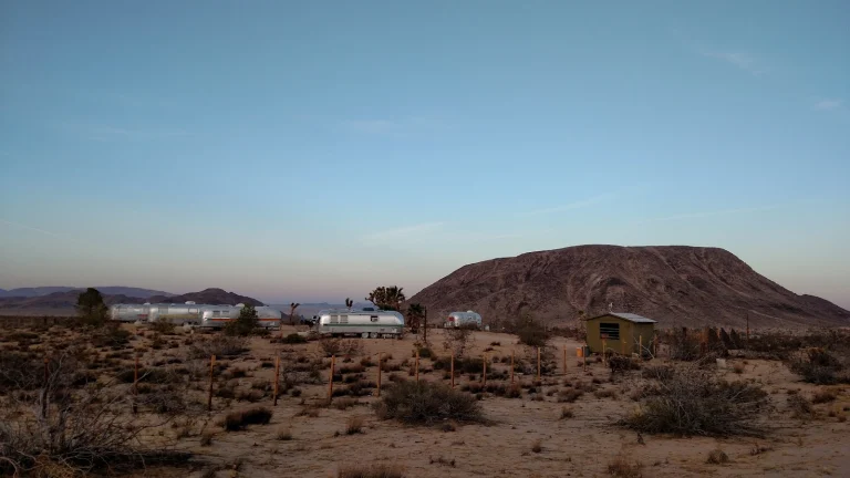 Kate’s Lazy Desert Airstream — dog-friendly cabins in Landers