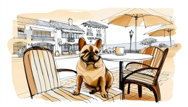 La Sirena Grill Mermaid Street, a dog-friendly restaurant in Laguna Beach, California