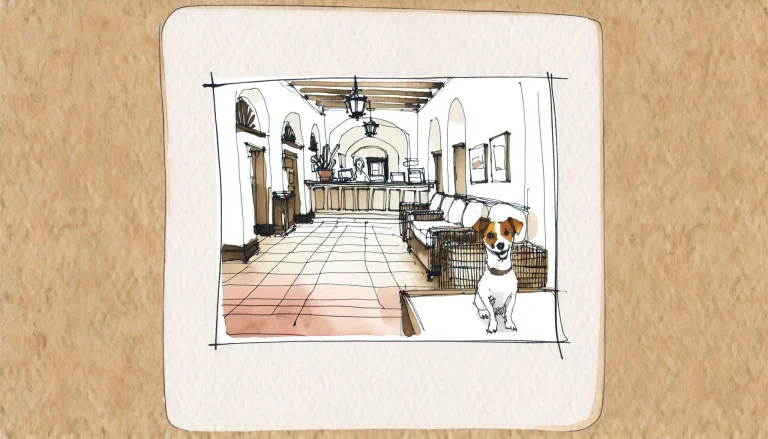AI generated sketch for Lake Henshaw Resort