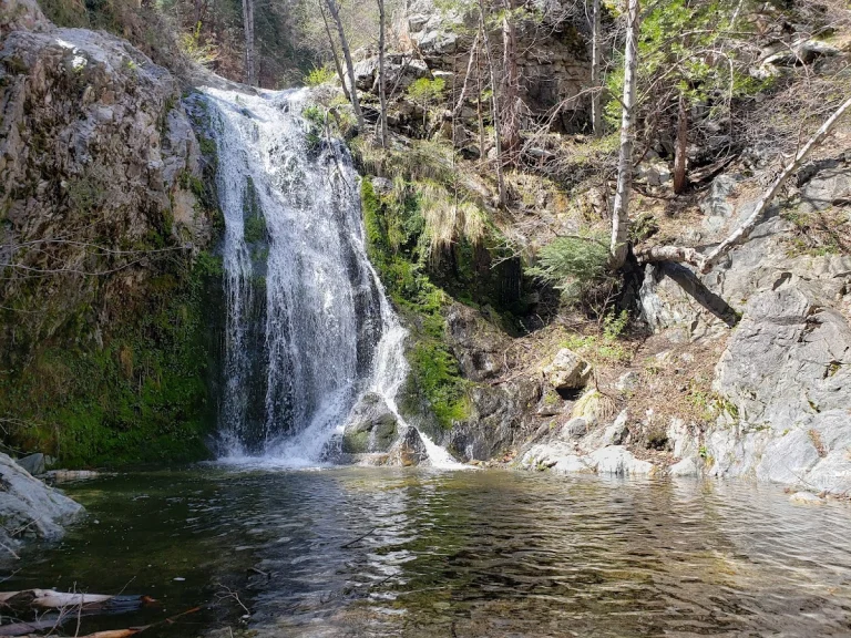 Lewis Falls, a dog-friendly water recreation spot in Azusa, California