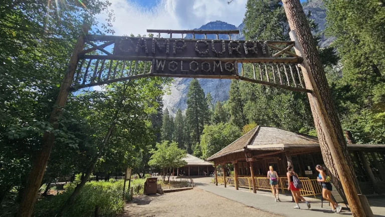 Lower Pines Campground, a dog-friendly campground in Yosemite National Park, California