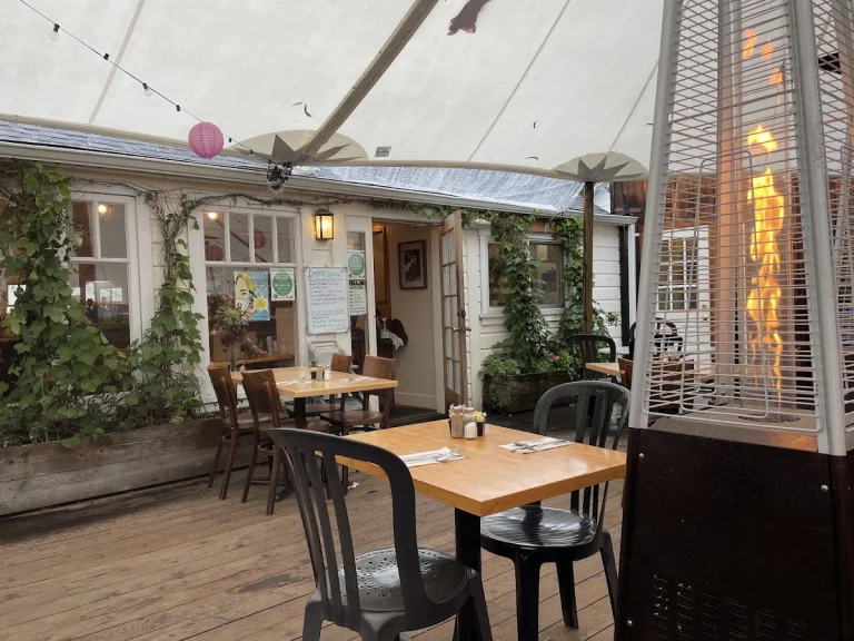 Mendocino Cafe, a dog-friendly restaurant in Mendocino, California