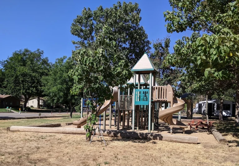 Merced River Resort, a dog-friendly campground in Delhi, California