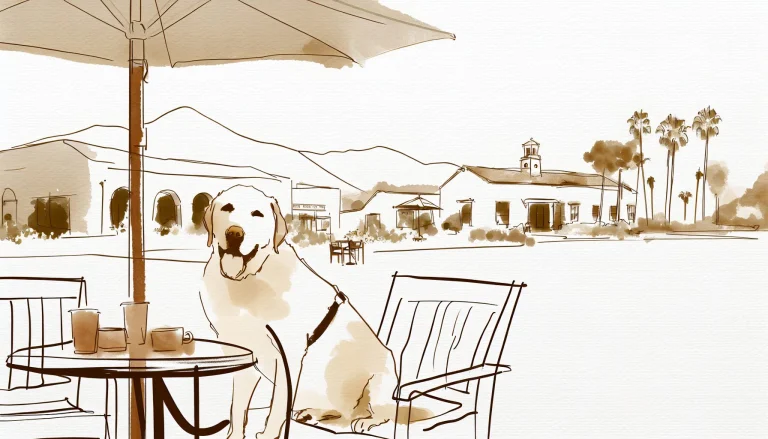 AI generated sketch for Palermo Coffee Bar & Gifts