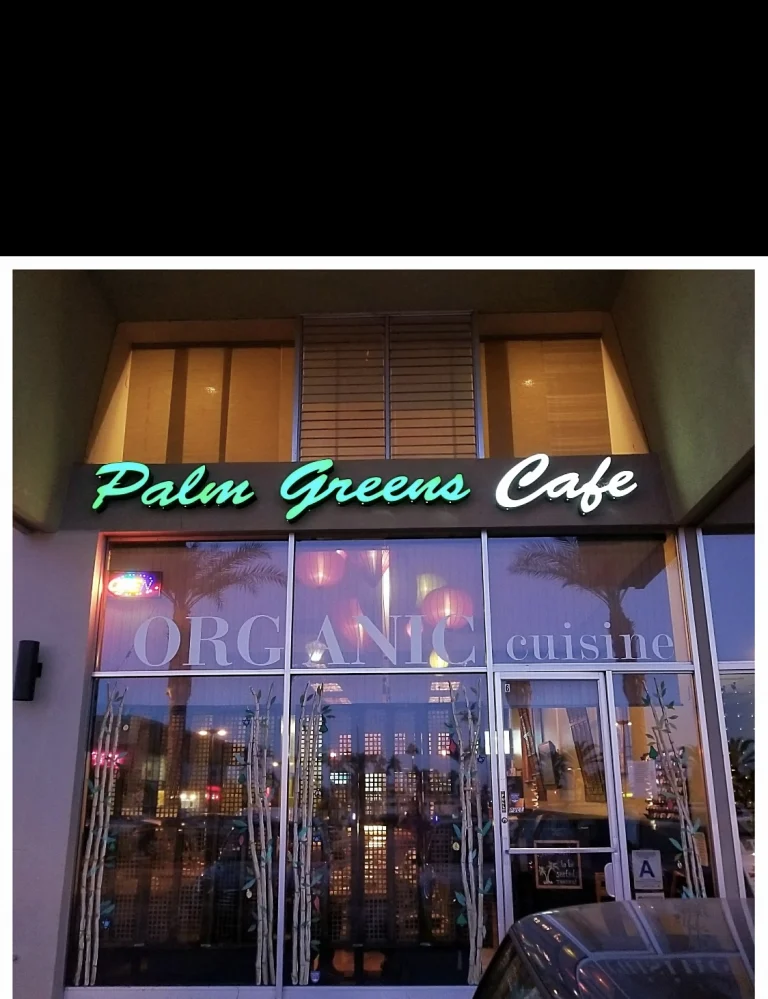 Palm Greens Cafe, a dog-friendly restaurant in Palm Springs, California