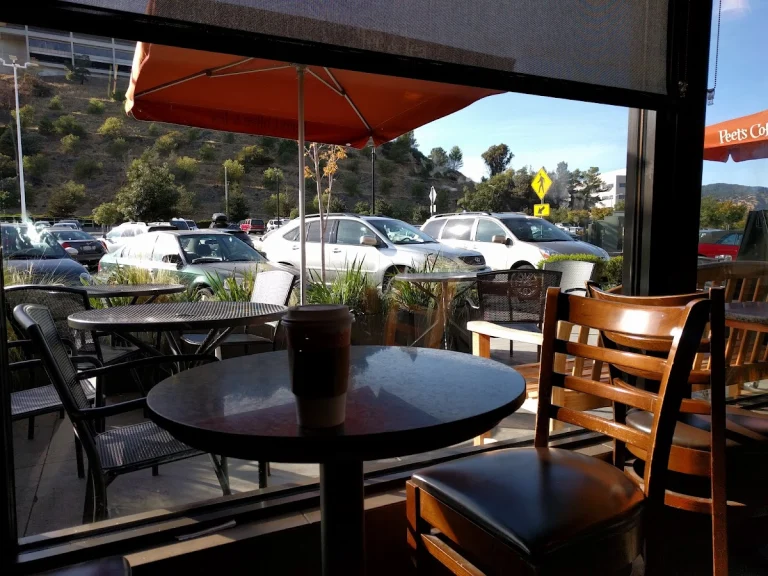 Peet's Coffee, a dog-friendly coffee shop in San Rafael, California