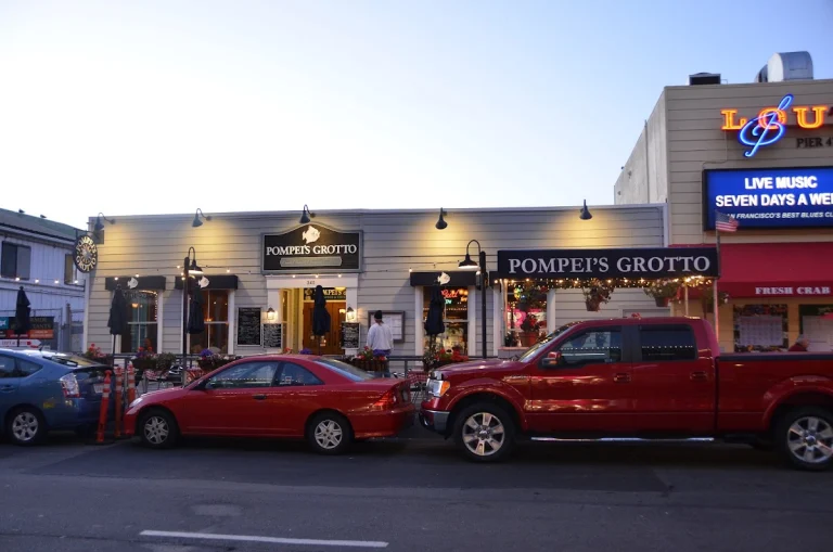 Pompei's Grotto, a dog-friendly restaurant in San Francisco, California