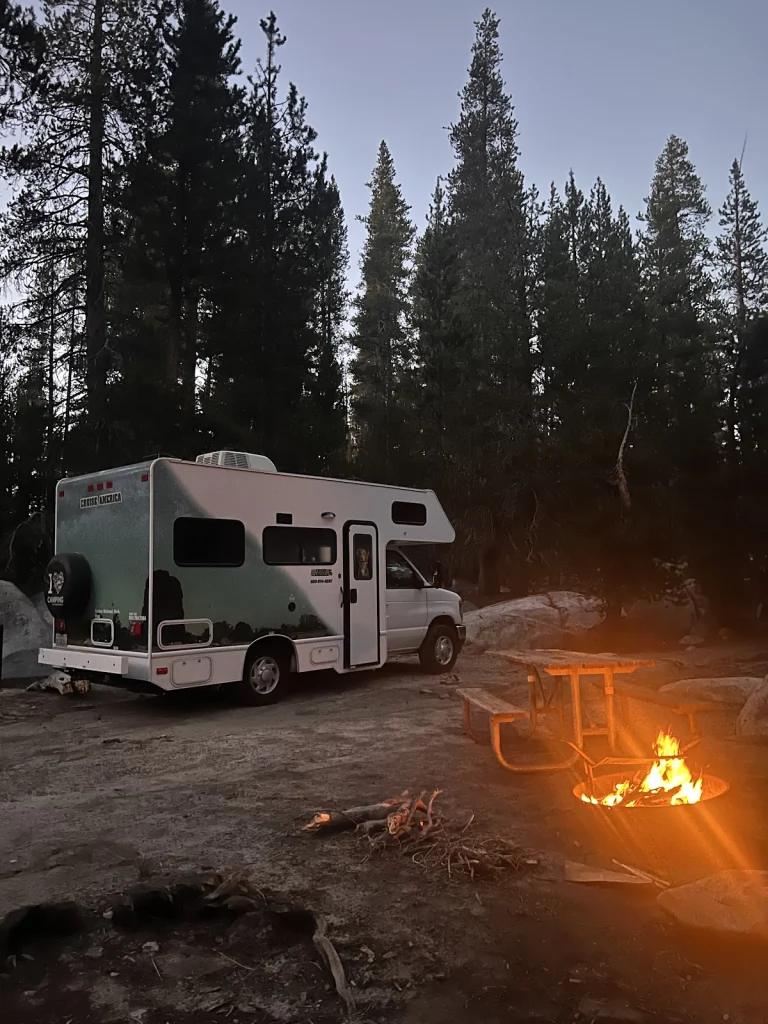 Porcupine Flat Campground, a dog-friendly campground in Wawona, California