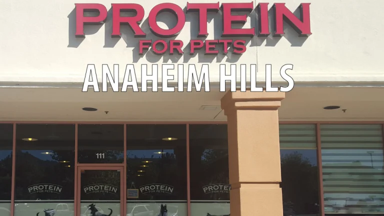 Protein for Pets, a dog-friendly pet supply store in Anaheim, California