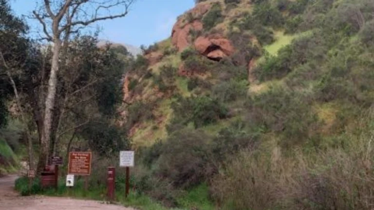 Red Rock Canyon Park, a dog-friendly hiking trail in Topanga, California