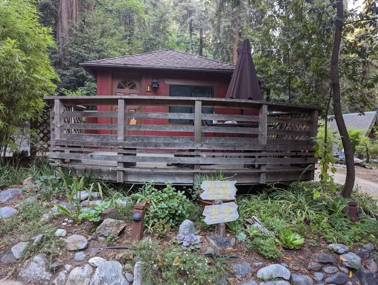 Riverside Campground & Cabins, a dog-friendly campground in Big Sur, California