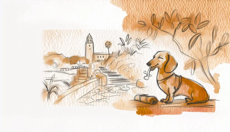 AI generated sketch for San Diego RV Resort