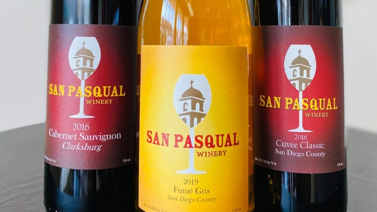 San Pasqual Wine Bar, a dog-friendly winery in La Mesa, California