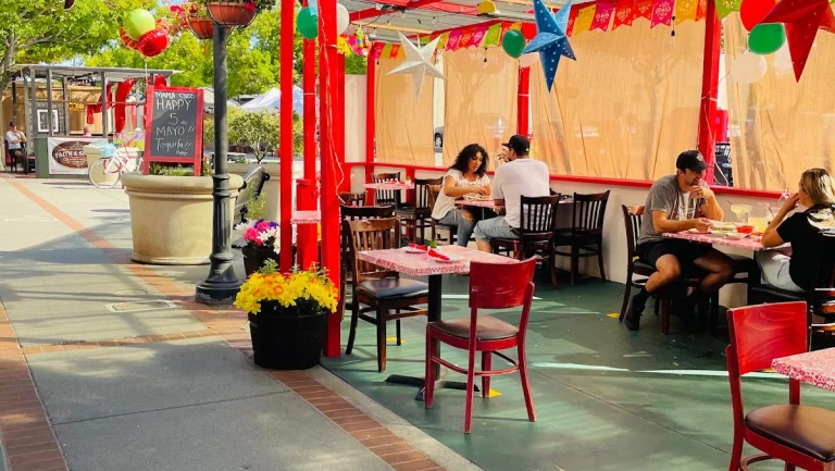 Santorini, a dog-friendly restaurant in San Carlos, California