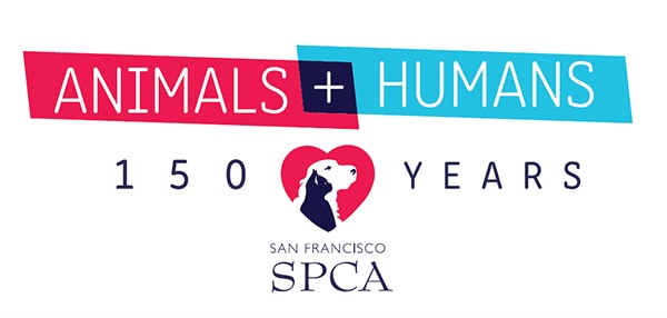 San Francisco SPCA 150 Year Birthday logo