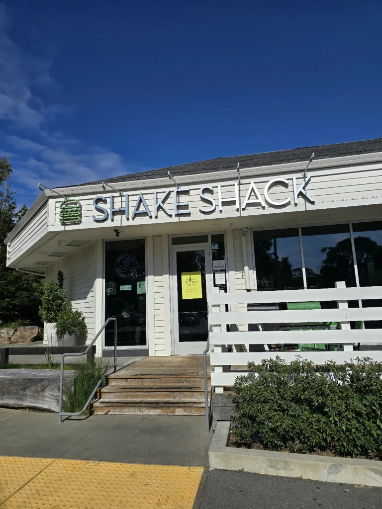 Shake Shack, a dog-friendly restaurant in Larkspur, California