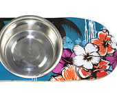 skate board dog dish