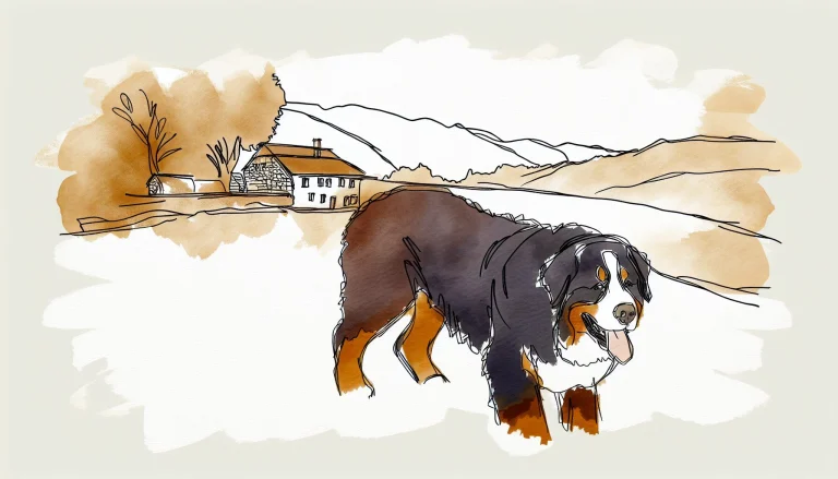 AI generated sketch for Southern California Vizsla