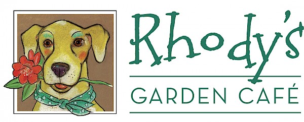 Rhododendron garden sign