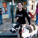 Dog and person walking in the Tri-Valley