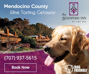 Stanford Inn wine getaway ad