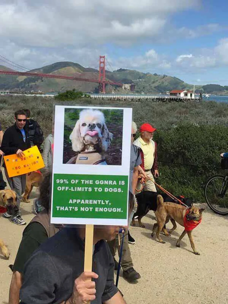 Image from GGNRA dog-walking saga: the backstory on DogTrekker