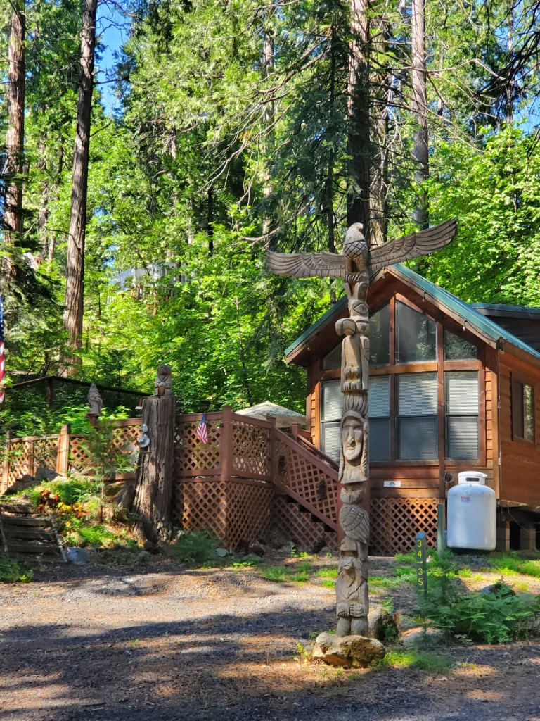 Sugar Pine RV resort, a dog-friendly campground in Twain Harte, California